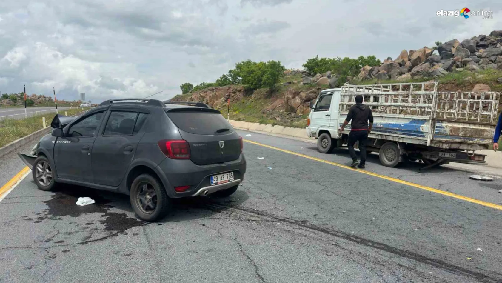 Elazığ'da meydana gelen trafik kazasında bir kişi hayatını kaybetti