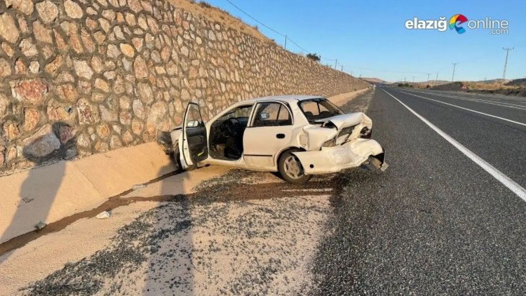 Elazığ Keban karayolunda trafik kazası