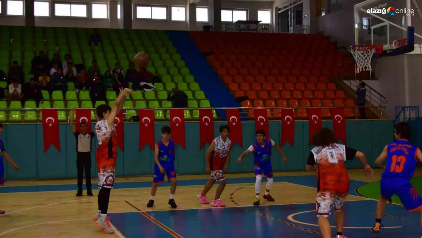 Elazığ'da U16 Basketbol Yerel Lig müsabakaları başladı