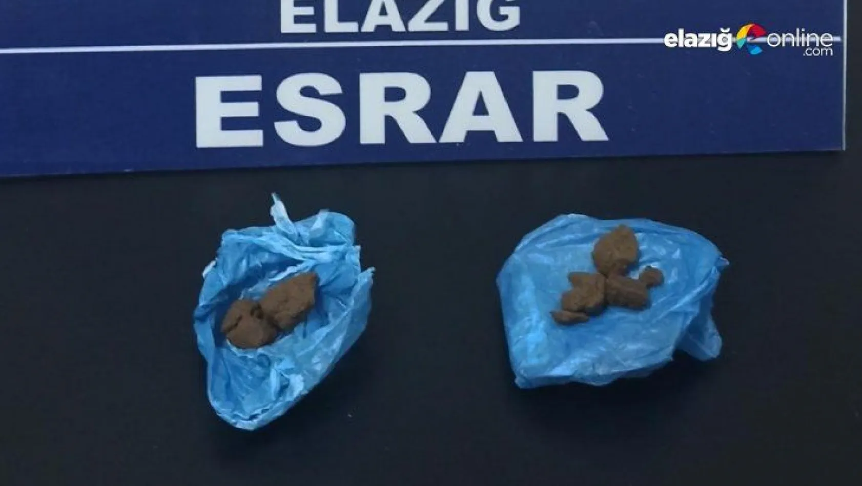 Elazığ'da uyuşturucu ile mücadele 3 şüpheli hakkında işlem yapıldı
