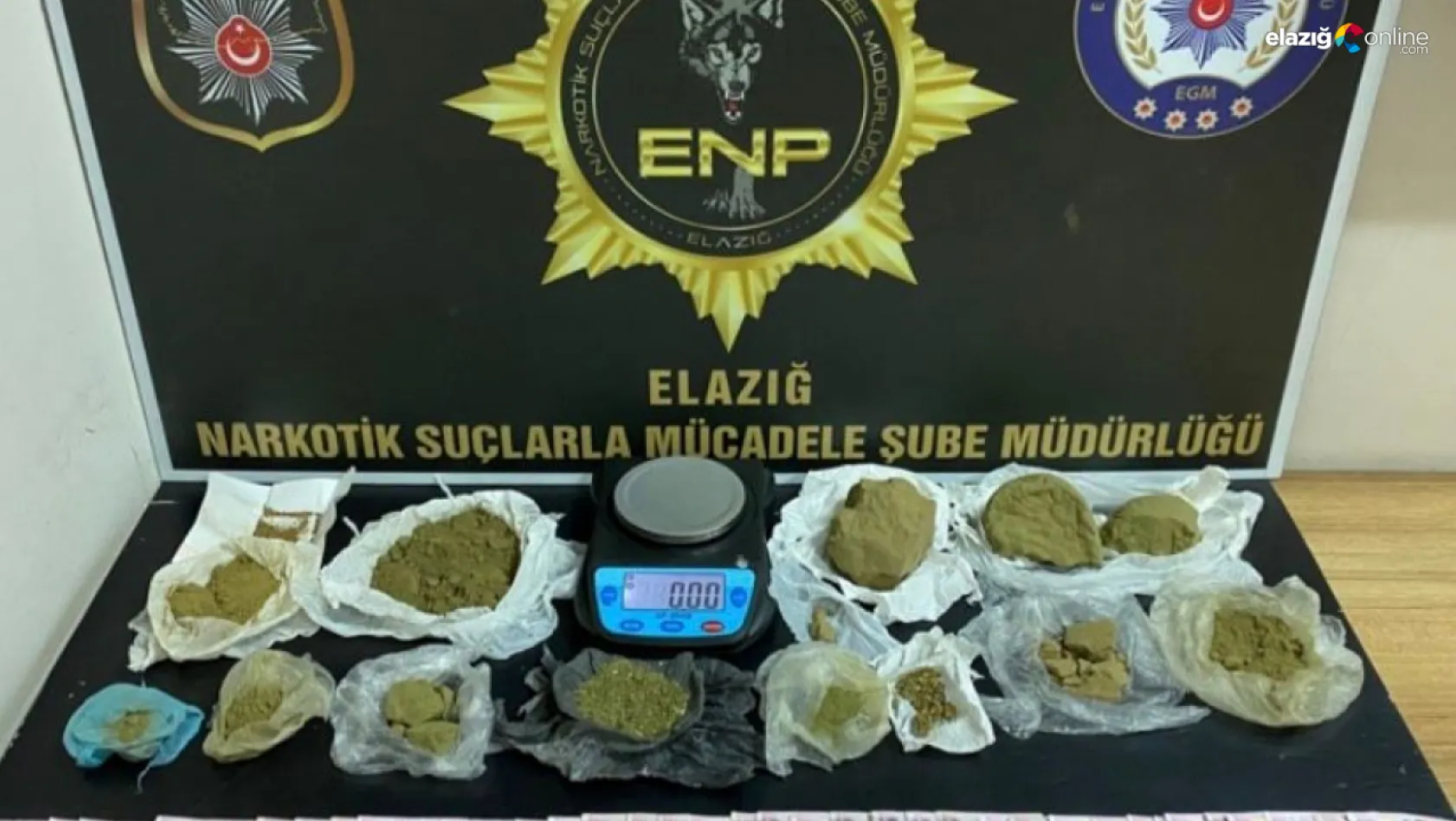 Elazığ'da uyuşturucu operasyonları sürüyor!