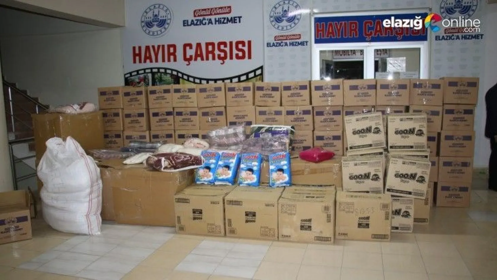 Elazığ'dan depremin vurduğu İzmir'e 1 tır yardım gönderildi