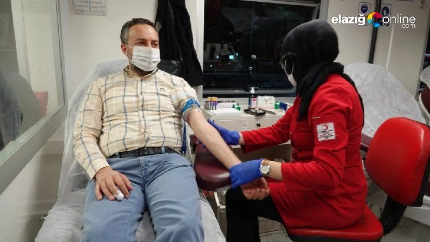 Elazığ'dan kan bağışı desteği sürüyor