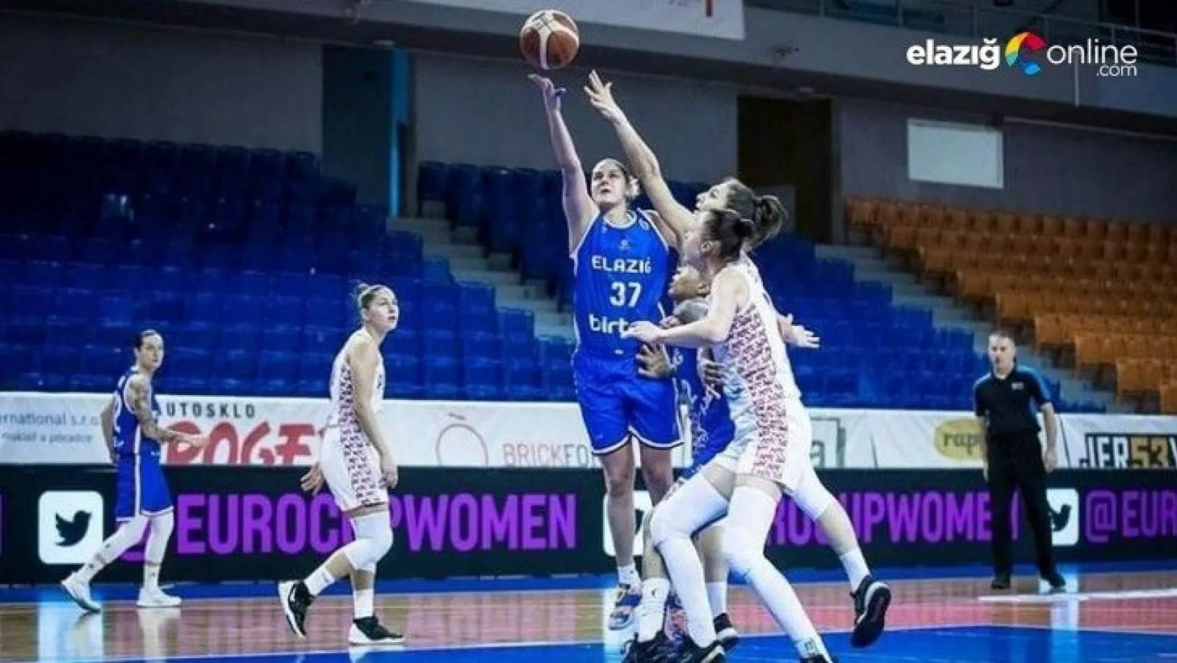 Elazığ'ın Perileri Rusya ekibi MBA Moscow takımını 85-74 mağlup etti