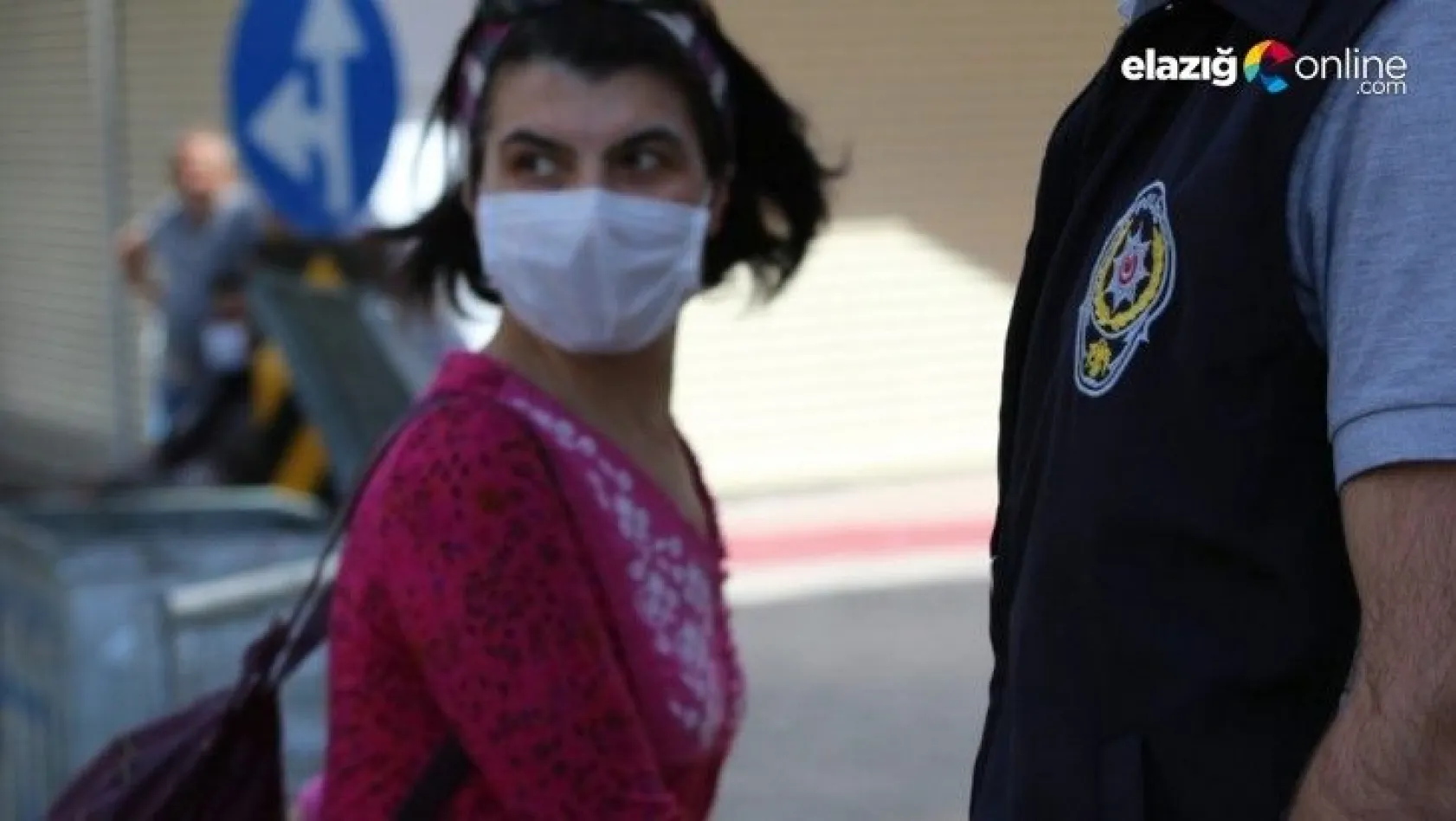 Elazığ'da maske takmayana 800 TL ceza