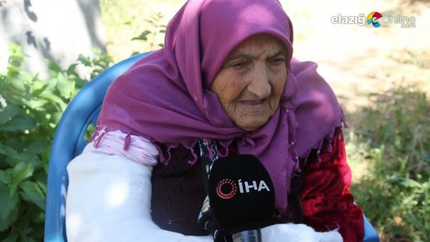 92 yaşındaki Elif nine, depremde düştü kolunu kırdı
