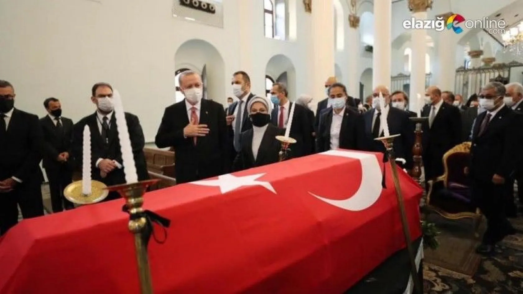 Erdoğan, Markar Esayan'ın cenaze törenine katıldı