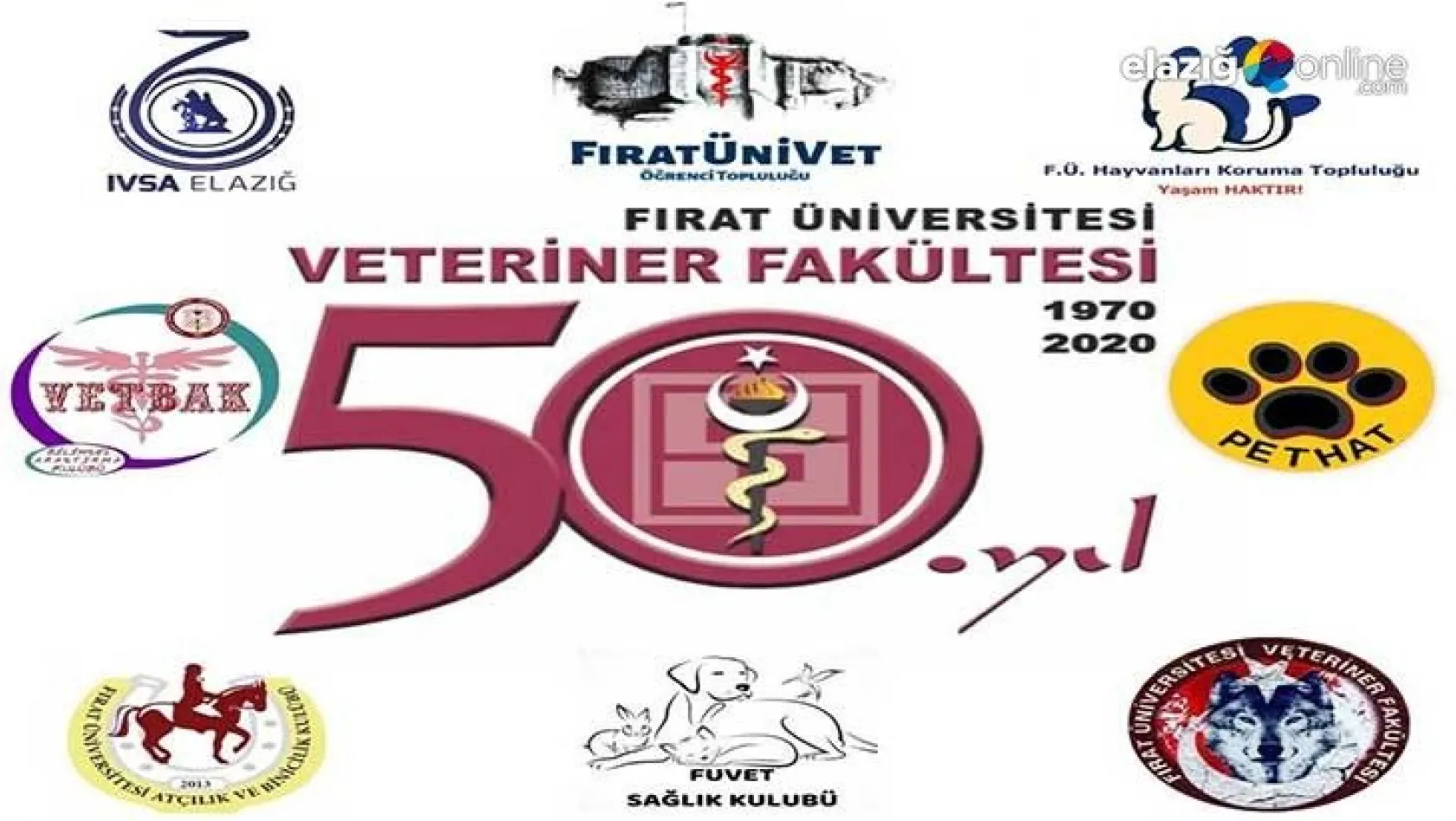 Fırat Üniversitesi Veteriner Fakültesi 50. Kuruluş Yıldönümünü Kutluyor