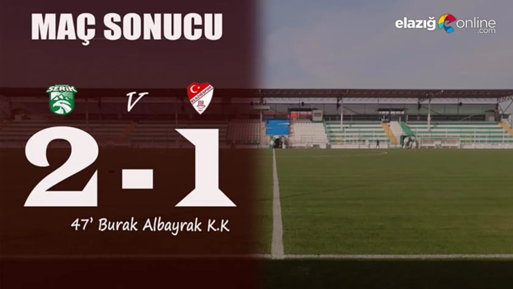 Gakgo deplasmanda karşılaştığı Serik Belediyespor'a 2-1 mağlup oldu