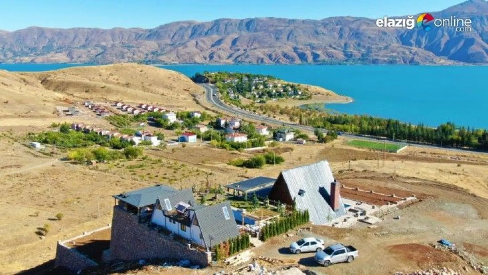Göl manzaralı bungalov evler Elazığ'ın turizmine katkı sağlayacak