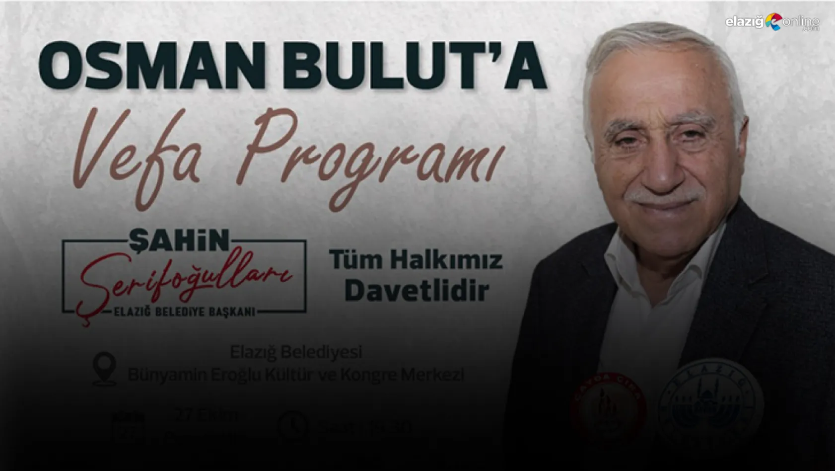 Harput musikisinin usta ismi Osman Bulut'a vefa programı!