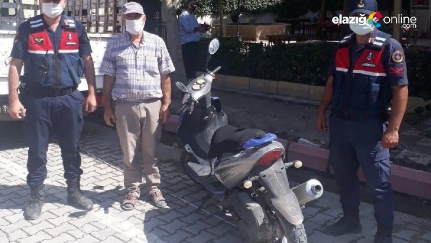 Hırsızlık şüphelisi, çaldığı motosikletle yakalandı