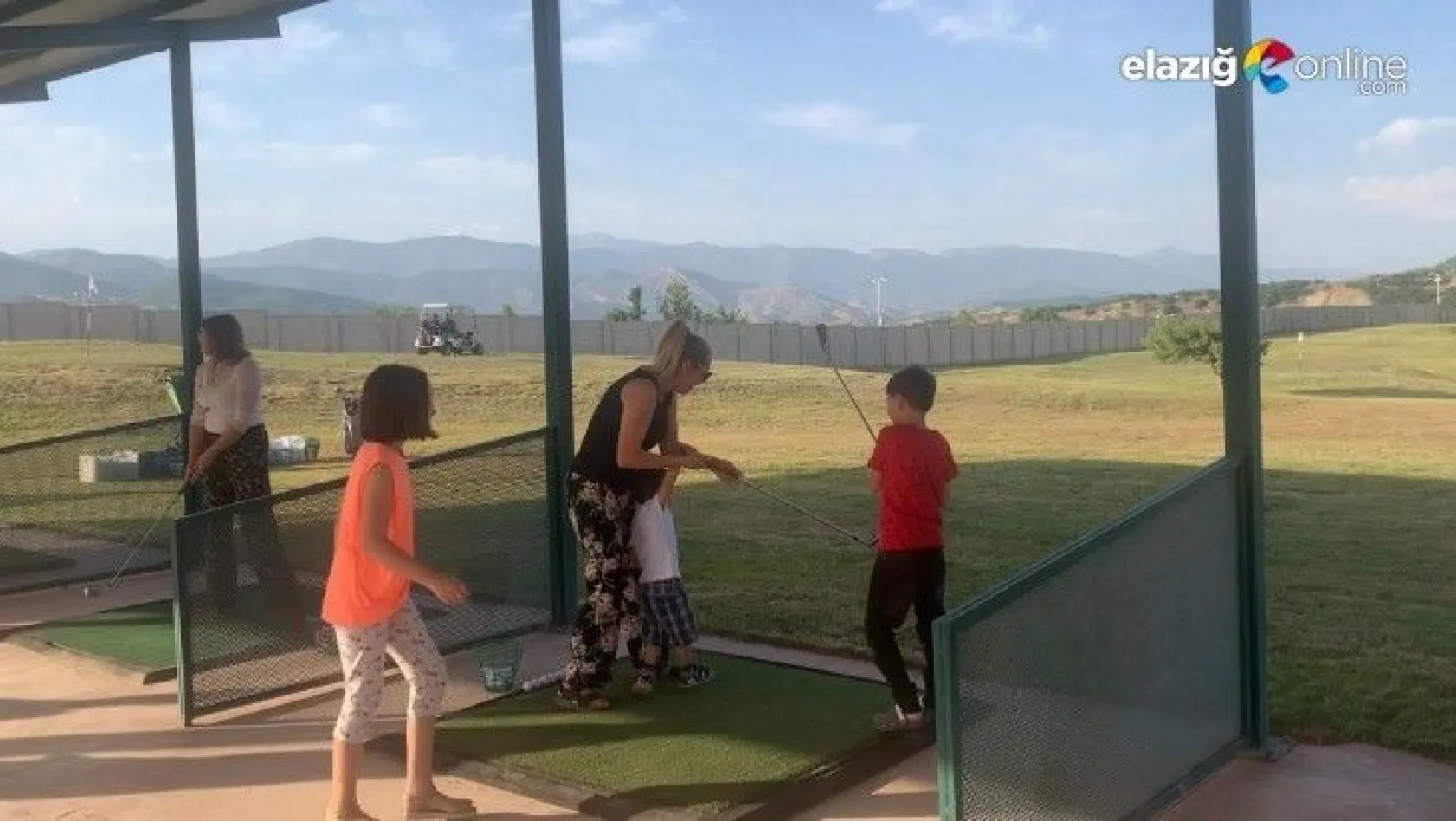 Huzur şehri Tunceli'de golf heyecanı başladı