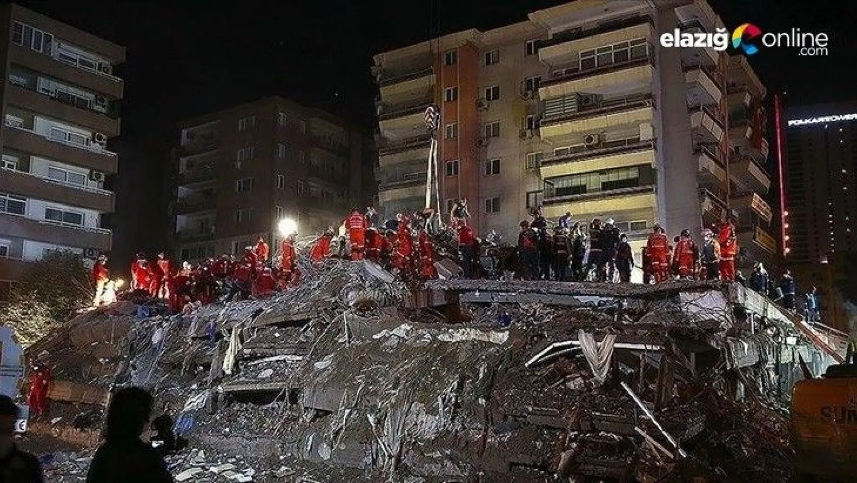 İzmir'deki depremde can kaybı 115'e yükseldi