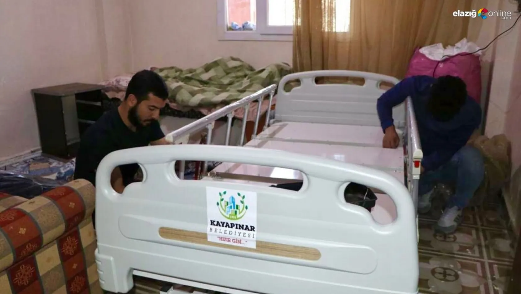 Kayapınar Belediyesi'nden yatalak hastalara ücretsiz hasta yatağı