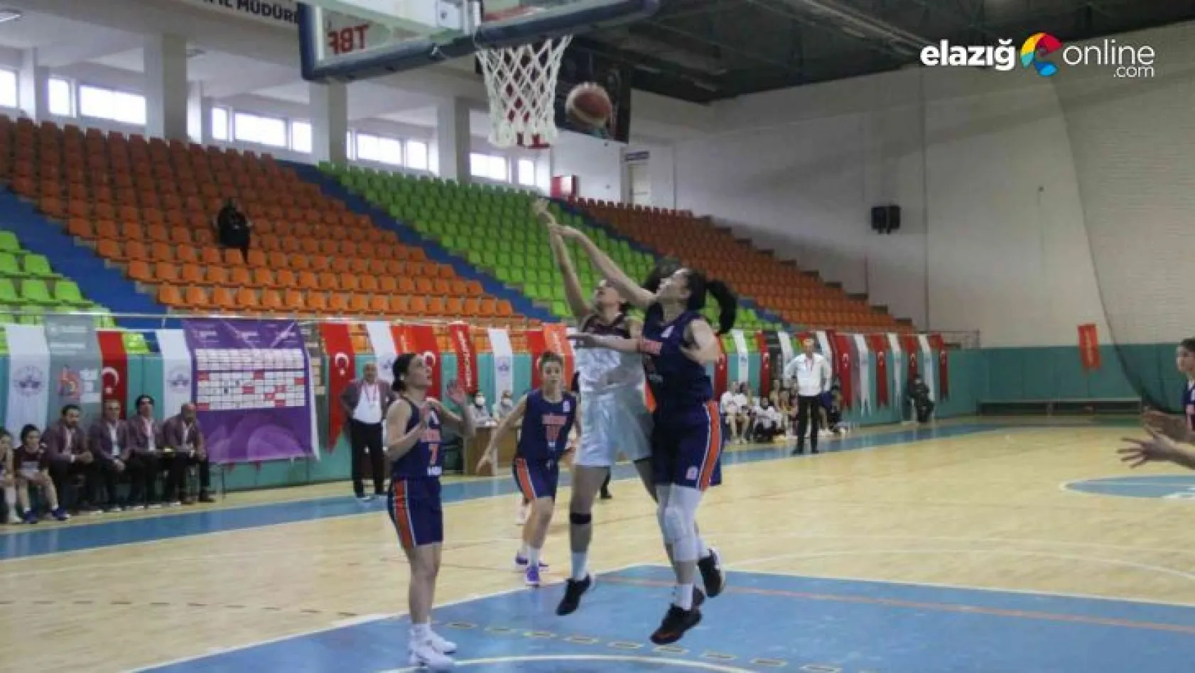 Elazığ Basketbol Kulübü, Ankara ekibi DİBA'yı mağlup etti