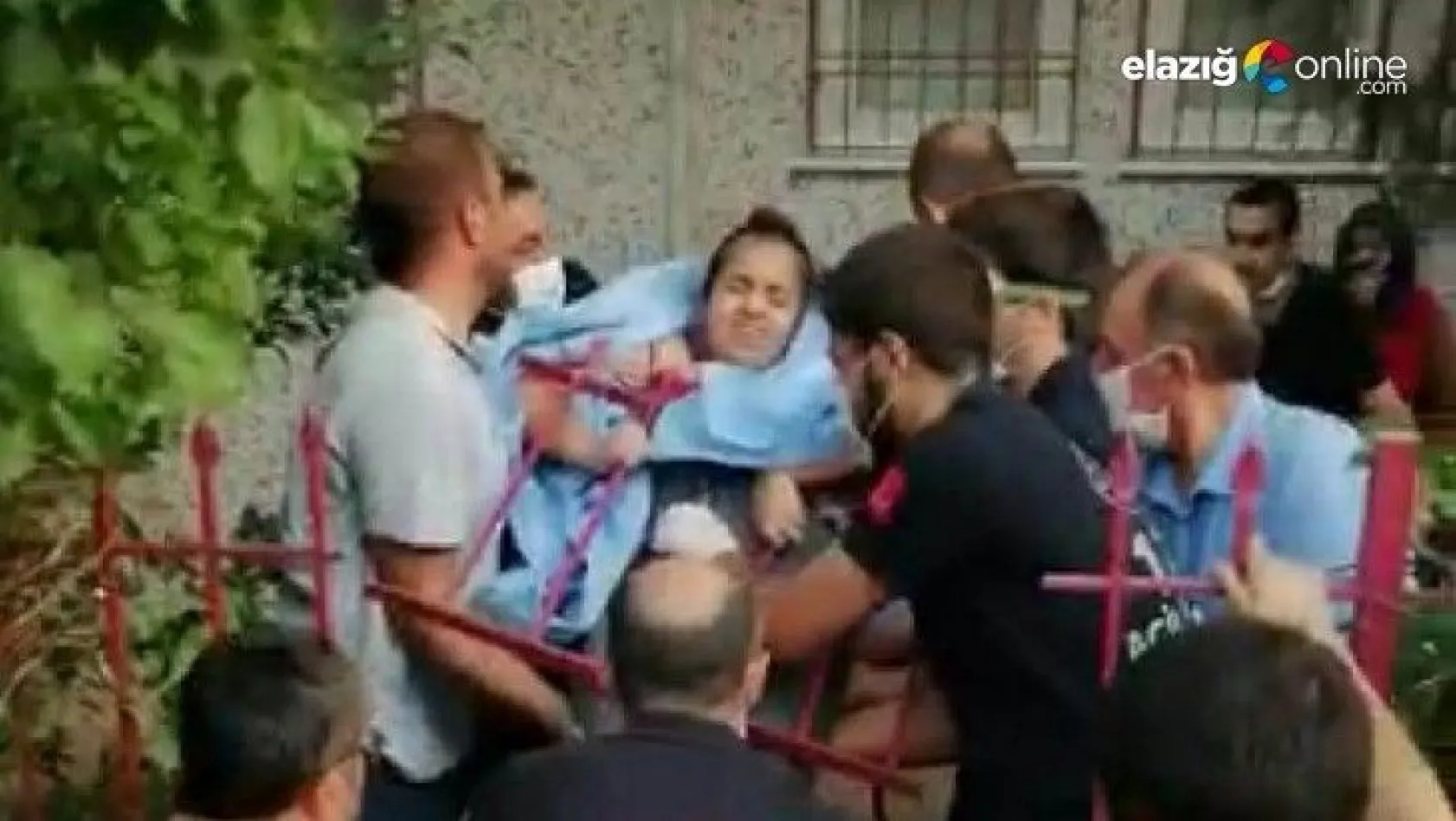Malatya'da küçük kız karnına saplanan demirle hastaneye kaldırıldı