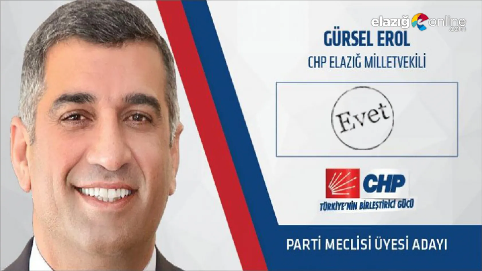 Milletvekili Gürsel Erol, CHP Parti Meclisi Üyeliğine Seçildi