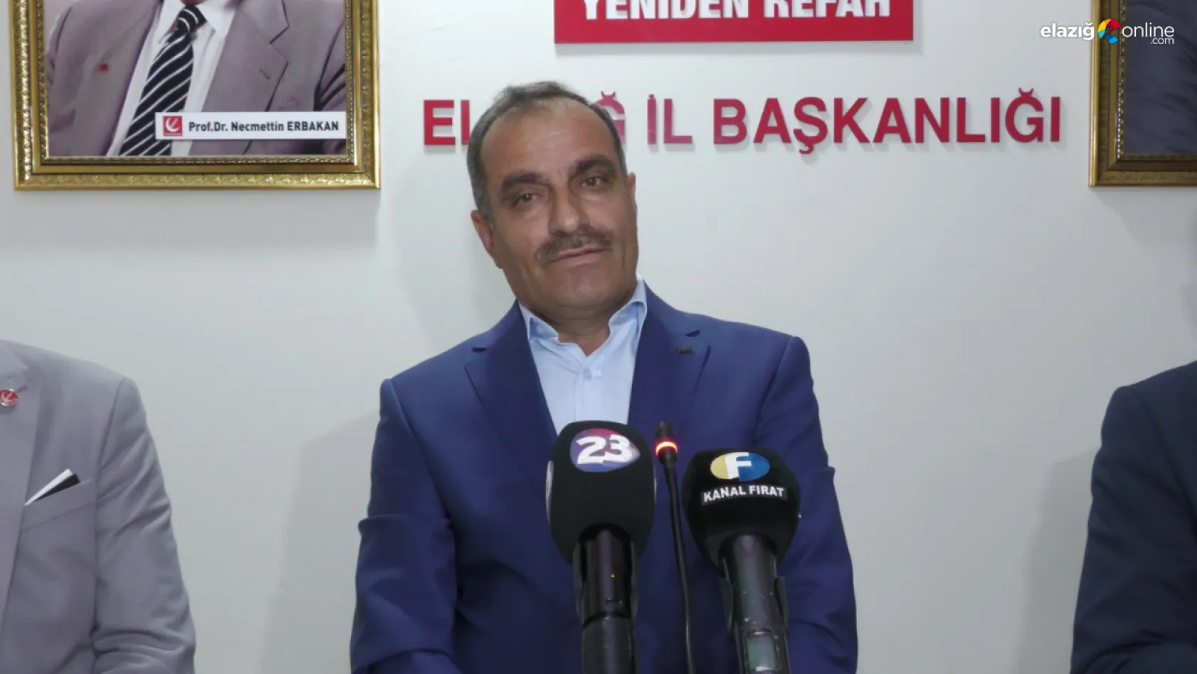 Mustafa Şahin Yeniden Refah Partisi'nden aday adaylığını açıkladı