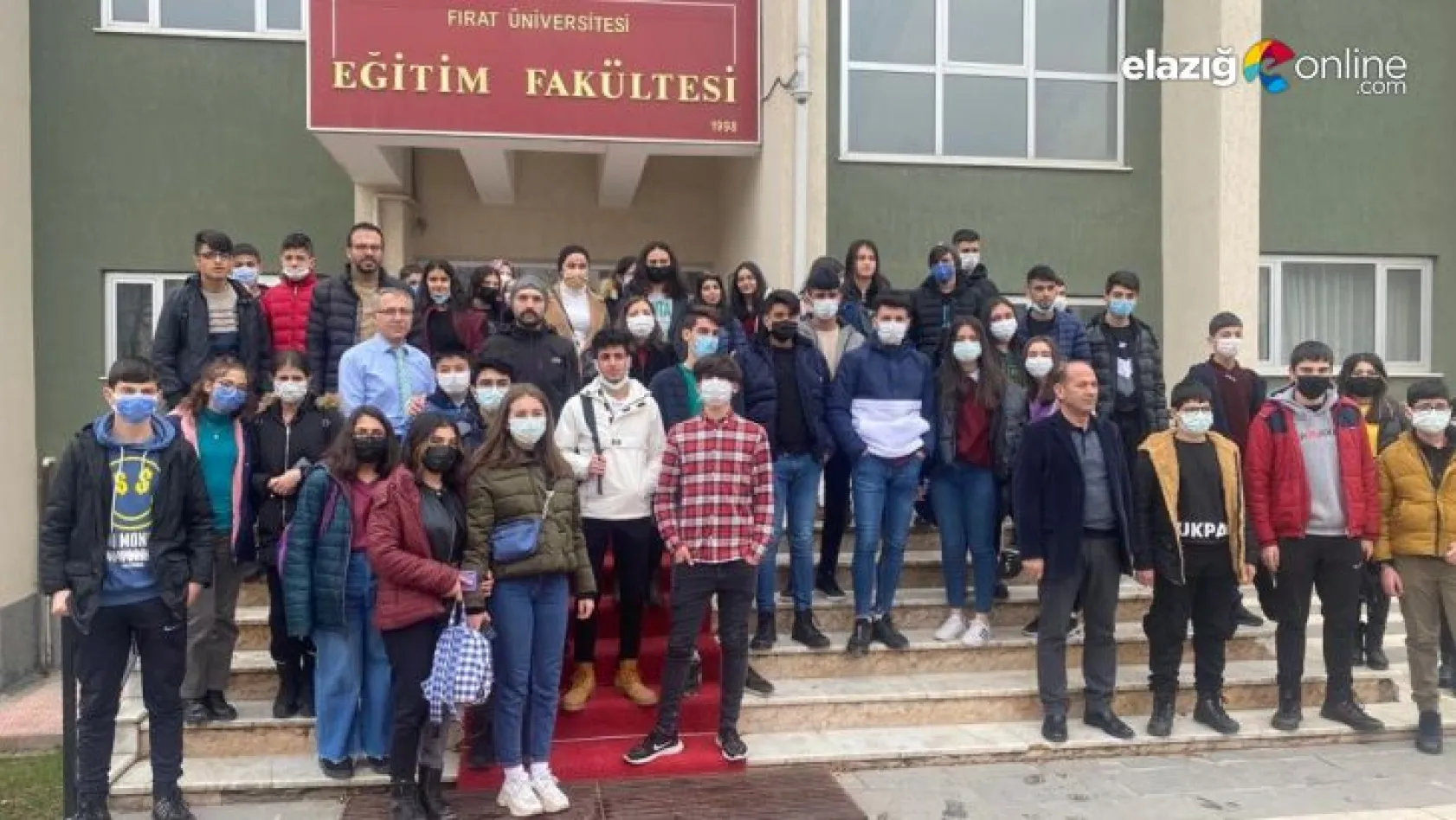 Kiği'dan gelen öğrenciler Fırat Üniversitesi'ni gezdi