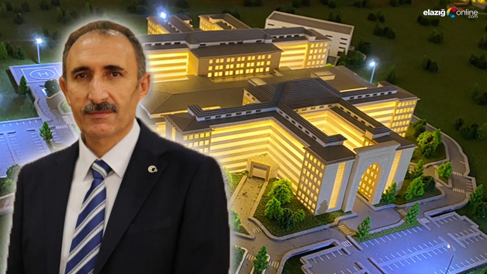 Prof. Dr. Fahrettin Göktaş müjdeyi verdi! Elazığ'a 800 yataklı yeni bir hastane daha