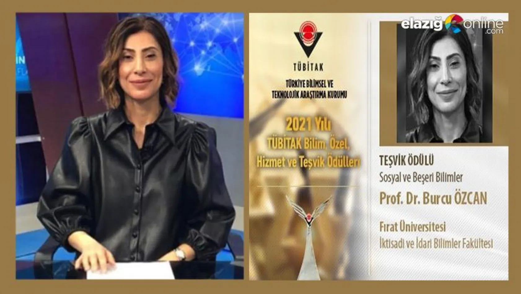 Prof. Dr. Özcan, TÜBİTAK ödülüne layık görüldü