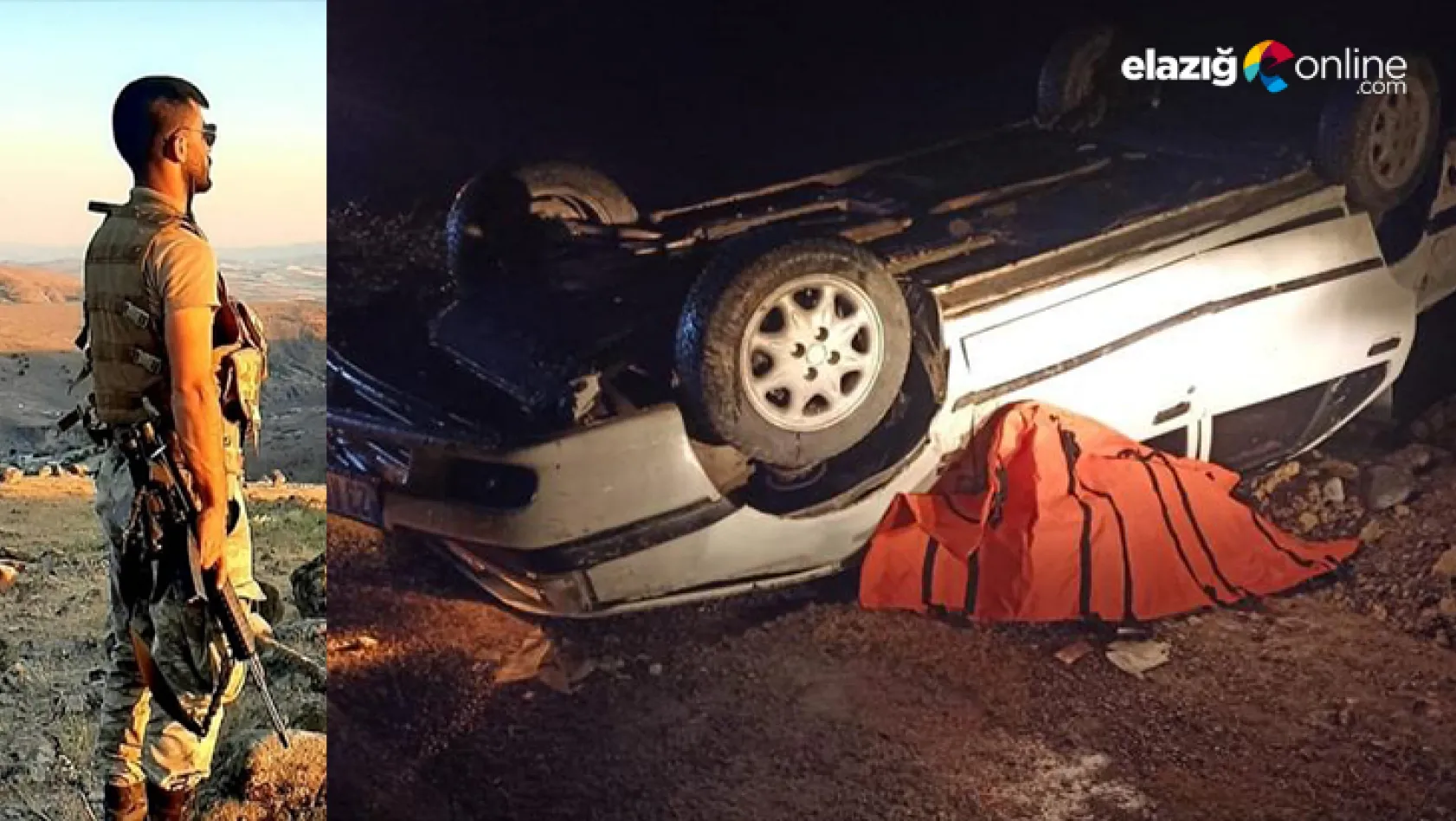 Şarampole yuvarlanan otomobildeki güvenlik korucusu hayatını kaybetti