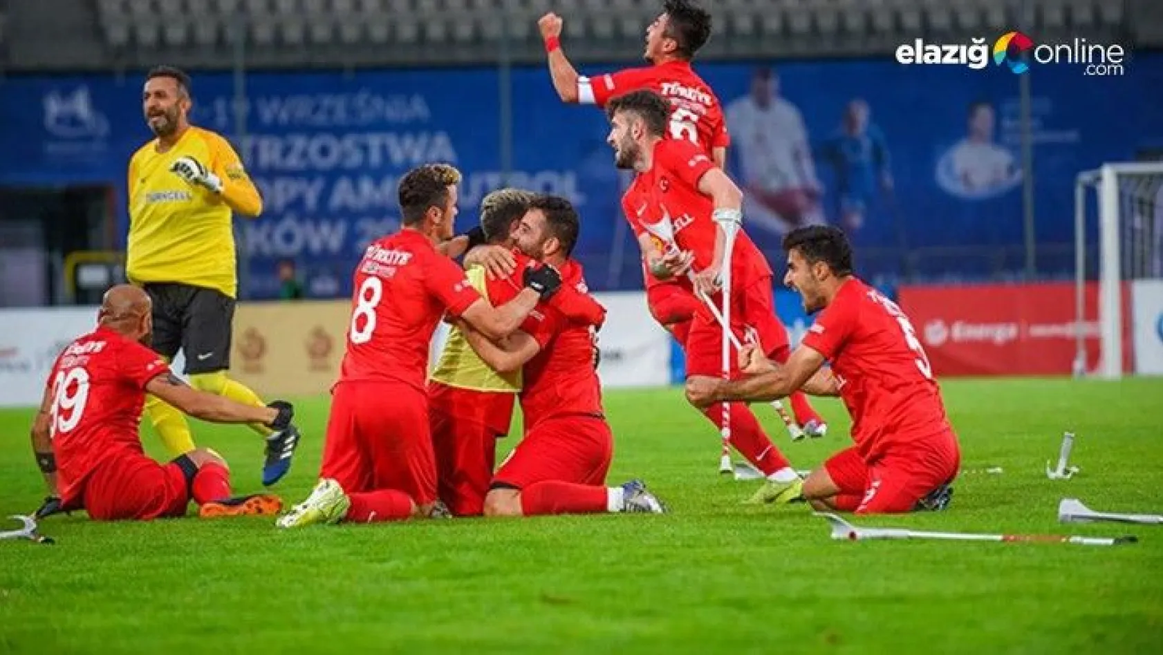 Tarih yazdık! Ampute Futbol Milli Takımı, üst üste 2. kez Avrupa şampiyonu
