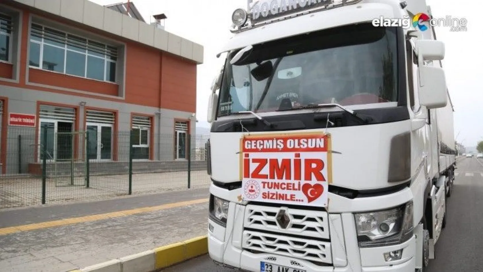 Tunceli'den İzmir'e bir yardım tırı yola çıktı
