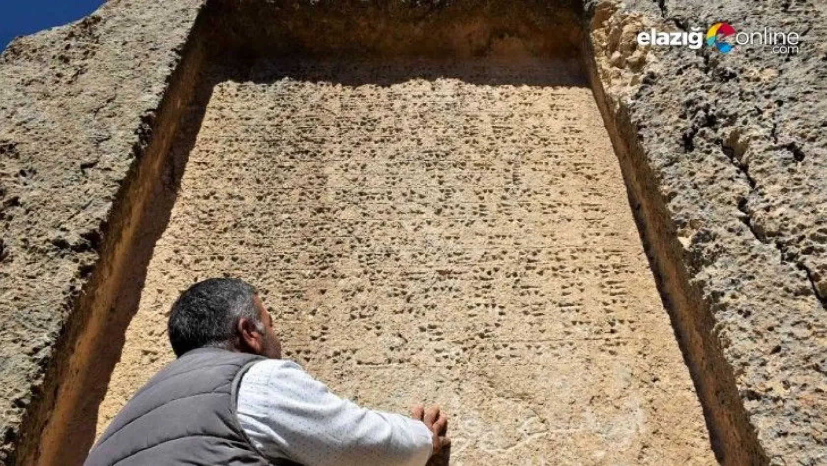 3 bin yıllık taş kitabe, ilk günkü ihtişamını koruyor