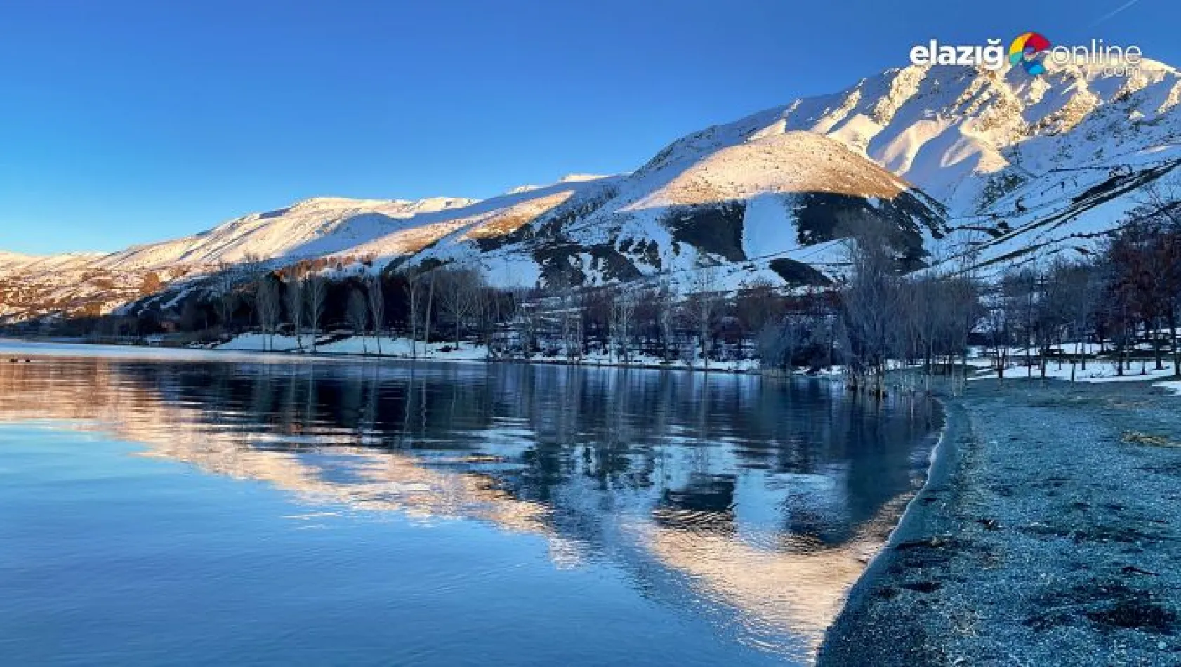Elazığ Hazar Gölü doğal güzelliğiyle yılın on iki ayı ziyaretçilerini ağırlıyor