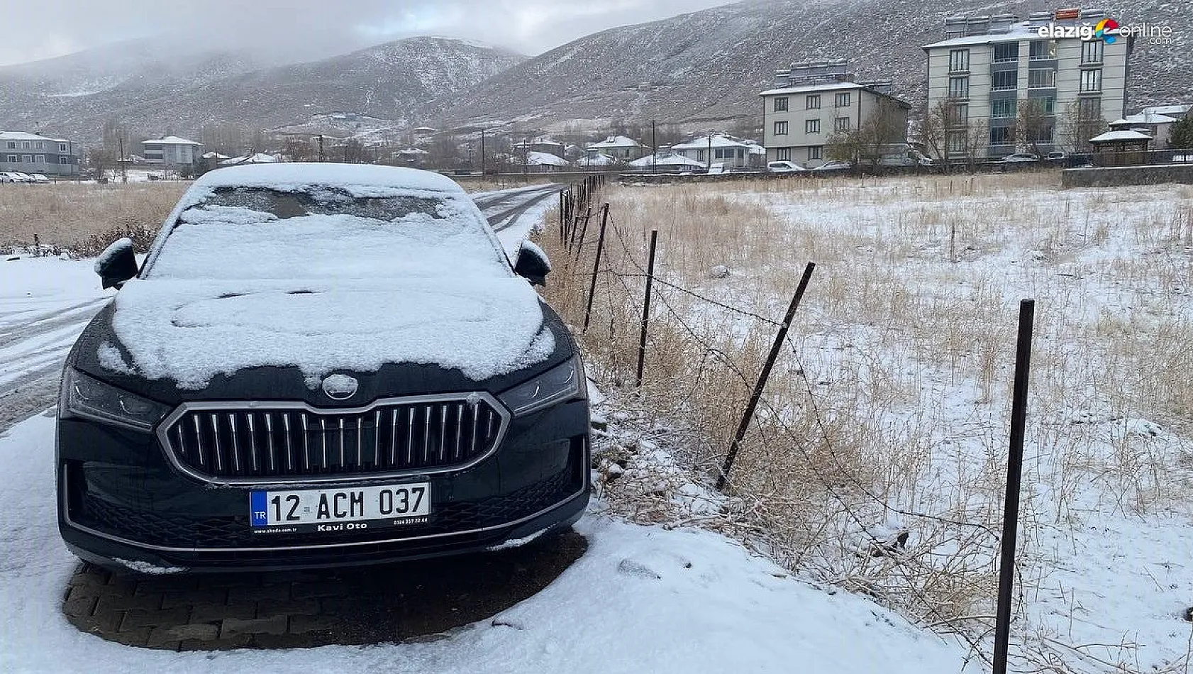 Karlıova beyaza büründü