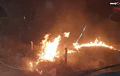 Kovancılar'da Anız Yangını Geceyi Korkuya Çevirdi!