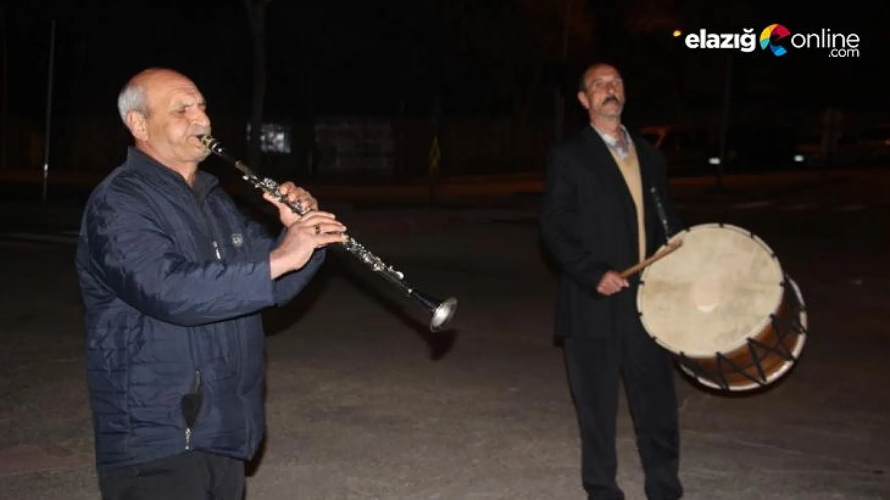 Elazığlılar ilk sahura davul ve klarnet sesiyle uyandı