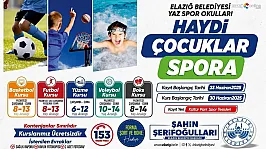 Elazığ Belediyesi'nden Çocuklara Yaz Sürprizi: Ücretsiz Spor Kursları Başlıyor!
