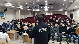 Karakoçan ve Sivrice'de çığ eğitimi: Muhtarlar bilgilendirildi