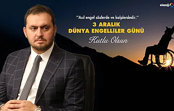 3 Aralık Engelliler Günü'nde Başkan Selmanoğlu'ndan anlamlı mesaj
