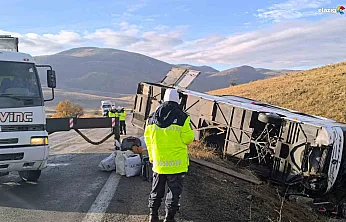 Afyonkarahisar'da Elazığ Otobüsü Devrildi: Ölenlerin Kimlik Tespiti Devam Ediyor!