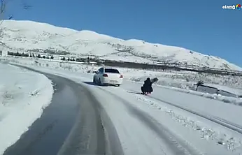 Adrenalin dediler facianın eşiğinden döndüler! Baskil'de korku dolu anlar