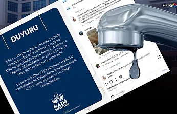 Belediye yorumları sildikçe tepki büyüdü: Elazığ'da musluklardan öfke akıyor