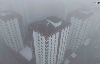 Elazığ'da Kartpostallık Manzaralar: Tepeden Bakınca Şehir Sis Denizine Dönüştü!