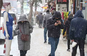 Lapa lapa yağıyor! Elazığ'ın kar mesaisi başladı