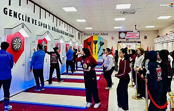Elazığ'da dart şöleni sona erdi: 30 okul şampiyonluk için ter döktü