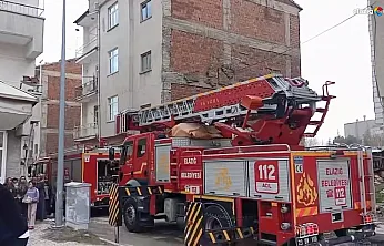 Elazığ'da yangın paniği! İtfaiye zamanla yarıştı, facia teğet geçti