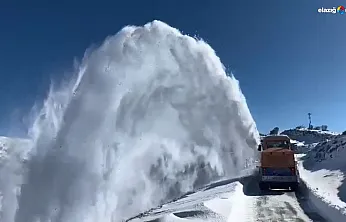 Elazığ'da karla mücadele sürüyor: 108 köy yolundan 57'si ulaşıma açıldı