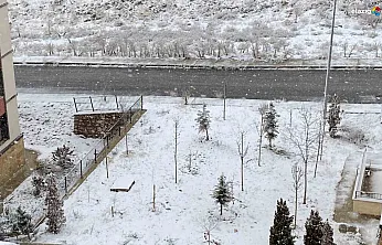 Meteoroloji uyarmıştı, bereket geldi: Elazığ'da kar yağışı etkisini artırıyor