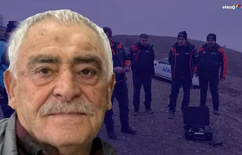 Elazığ'da kayıp yaşlı adam için 40 kişilik ekip sahada