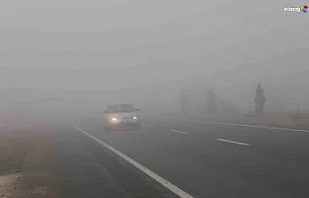 Elazığ Güne Sisle Uyandı! Sürücüler Zor Anlar Yaşadı