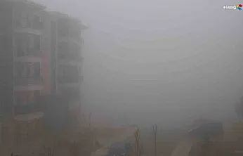 Elazığ'da yüksek kesimler sis altında kaldı
