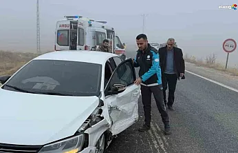 Elazığ-Baskil yolunda sis felaketi: 1 yaralı
